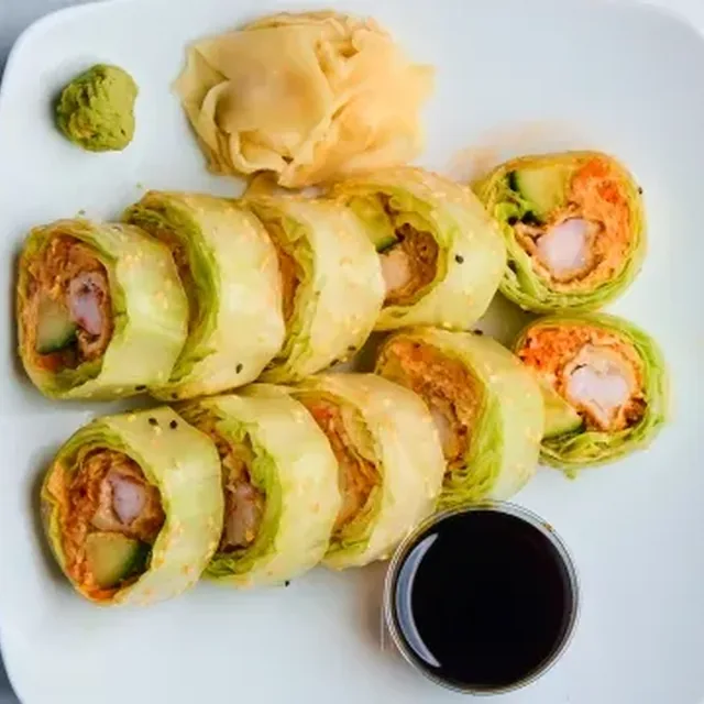 Tempura Rice Maki fra Saigon Sushi Mjøndalen